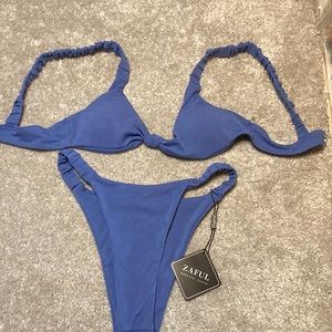 ZAFUL Bikini Swim Blue Size 4